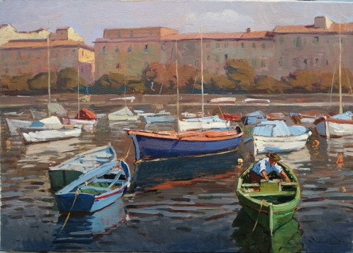 Quadro luxardo giorgio olio - quadro,